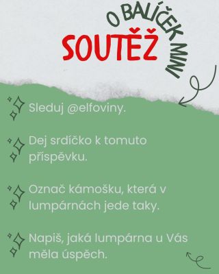 ✨ SOUTĚŽ o balíček MINI! Pustila ses do elfí tradice a začínají ti docházet nápady? 🎄 Jedna z vás získá balíček MINI – 10...